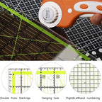 UOOU Quilting Ruler, Square Quilting Rulers Fabric Cutting Ruler Acrylic - Image 5