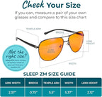 Sleep ZM Blue Light Blocking & Light Sensitivity Glasses - Image 2