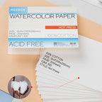 MEEDEN Watercolor Paper Block, 100% Cotton Watercolor Paper Pad of 20 Sheets - Image 2