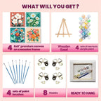 cviokrdu 4 Pack Paint by Numbers Kit - Image 6