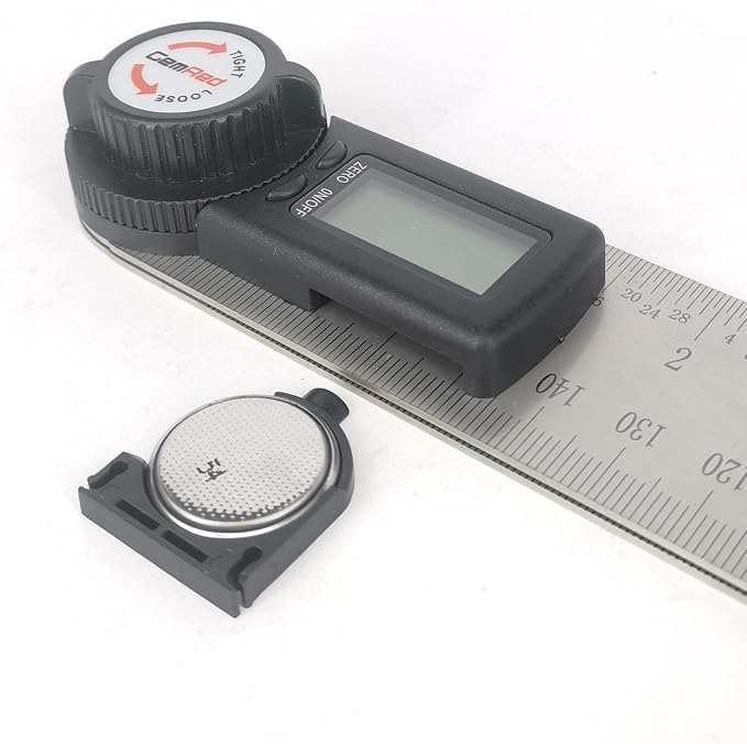 GemRed 82305 Digital Angle Finder Protractor Stainless Steel | Black Buttons - Image 6