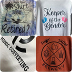 Black Heat Transfer Vinyl Bundle 16-Pack 12" x 10" Heat Transfer Vinyl T-Shirt - Image 4