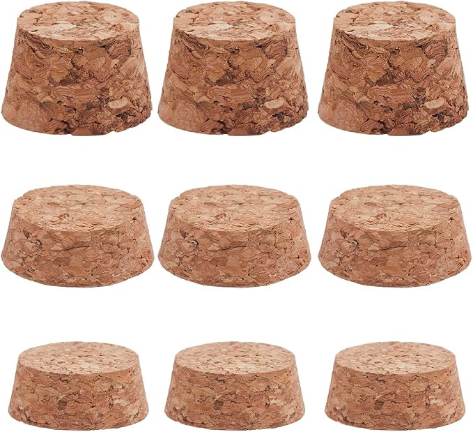 GORGECRAFT 27PCS 3 Sizes Cork Bottle Stoppers 1 to 1.2 Inch Diameter Tapered by GORGECRAFT