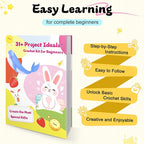 Katech Crochet Kit for Beginners Adults Kids-Crochet Starter Kits-Includes Soft - Image 3
