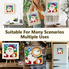 DOODLREAM Christmas Santa Claus DIY Punch Needle Embroidery Kit - Image 5
