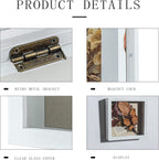 Freezing point Shadow Box Frame 10x10 Shadow Boxes Display Case - Image 4