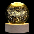MAIBAOTA 3D Solar System Space Balls 2.4 Inches Crystal Ball Astronomy Decor by MAIBAOTA