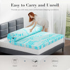 DUMOS Mattress Toppers Memory Foam Queen Size, 3 Inch Thick Bed Topper Pad - Image 3