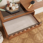 CRE8TIVE Beige White Velvet Wallpaper Peel and Stick 12"x80" Felt Drawer Liner - Image 2