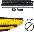 Electriduct 3.5 Inch Heavy Duty Spiral Wrap HDPE Flexible Plastic Cable Sleeve - Image 3