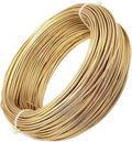 INSPIRELLE 15 Gauge 164 Feet KC Gold Aluminum Craft Wire Bendable Metal Wire by INSPIRELLE