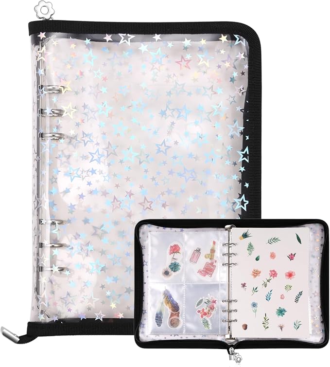 MUDOR 4 in 1 Sticker Storage Organizer, A5 Sticker Collecting Book Album Holder by MUDOR