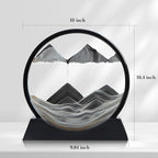 Moving Sand Art Liquid Motion, 3D Deep Sea Sandscape Color Quicksand Decor - Image 2