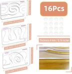 3Pcs Free Motion Quilting Templates - Image 2