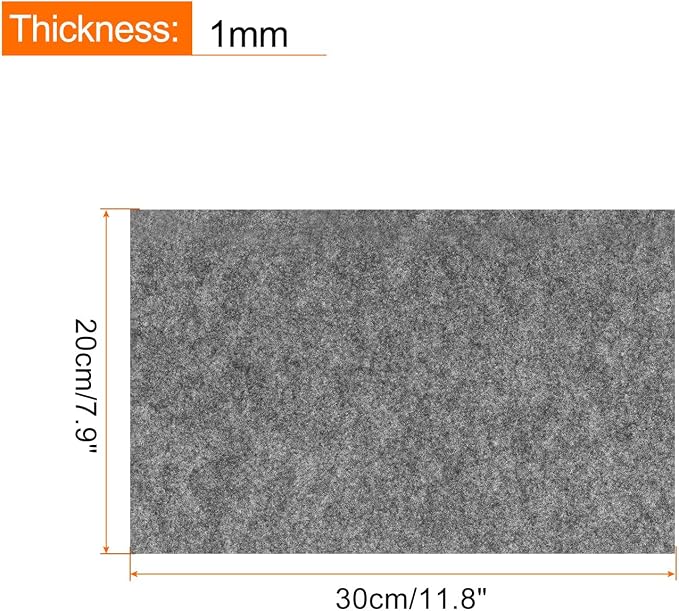 MECCANIXITY Adhesive Felt Sheets, Felt Fabric Crafts Back Adhesive Felt Sheets - Image 2