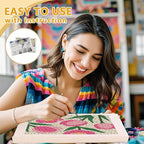 Doodlream Tulips DIY Punch Needle Embroidery Kit - Image 3