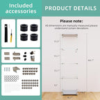 FLYMUHJIA Curio Cabinet Glass Display Case - Image 5
