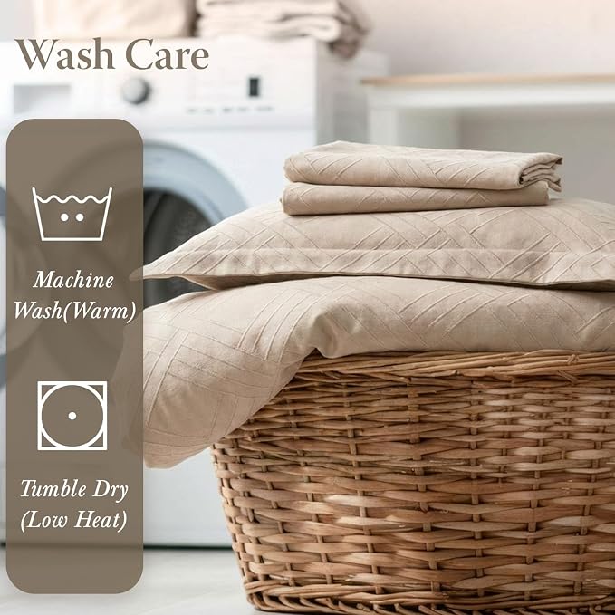 Threadmill King Size Sheets for King Mattress | 800 Thread Count Jacquard - Image 8