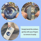 50PCS Flower Stickers PET Transparent Stickers Colorful Nature Decals - Image 7