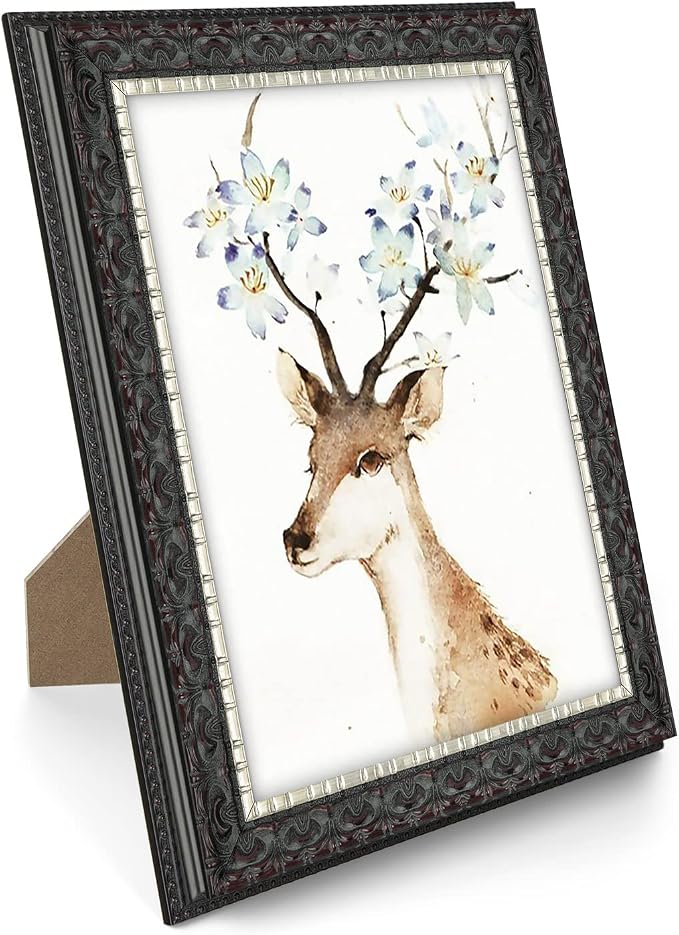 Golden State Art, 8X10 Ornate Finish Photo Frame, Real Glass - Image 2