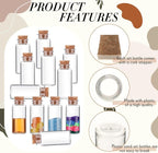 Bokon 100 Packs 15ml Mini Plastic Bottles - Image 3