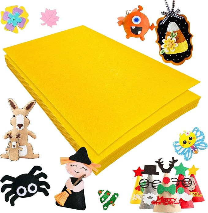 Jtnohx Felt for Crafts, Craft Felt Square for Sewing - Image 4