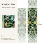 funlife Original Hand-Drawn Faux Stained Glass Window Film, Double-Sided Static - Image 3