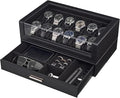 ProCase Watch Box for Men, 12 Slots Watch Display Holder by ProCase