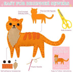 CiyvoLyeen Cat Sewing Kit for Kids –Ages 7 8 9 10 11 12 Kitten Plush Toys Arts - Image 2