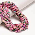 ICAI 2x4mm Natural Rondelle Beads – Loose Gemstone Spacers - Image 3