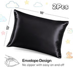 MR&HM Satin Pillowcase for Hair and Skin, Silk Satin Pillowcase 2 Pack - Image 2