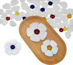 Esweny 12 Flower Stained Glass Mosaic Tiles - Image 7