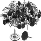uxcell 150Pcs Upholstery Tacks, 11mmx13mm Flat Head Thumb Tack Decorative by uxcell