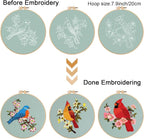 Louise Maelys 3 Sets Bird Embroidery Kits - Image 3