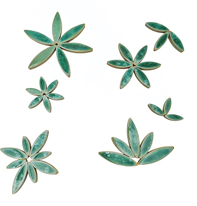 1.1lb Ceramic Mosaic Tiles, Mixed Colour Ceramic Mosaic Pieces - Image 6