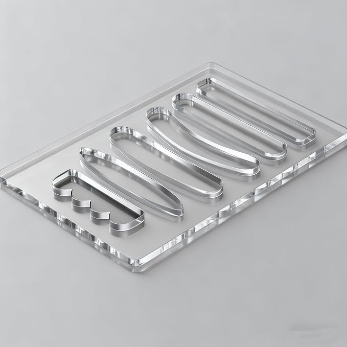 Professional Acrylic Router Templates 6-in-1 Woodworking Jig Set by Unknown