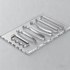 Professional Acrylic Router Templates 6-in-1 Woodworking Jig Set by Unknown