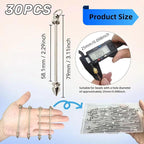 30 Pcs Beadable Keychain Bars Blanks Keychain - Image 3
