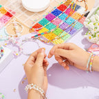 Goldwise Friendship Bracelet Kit, Clay Beads, 7 Styles Letter Beads, Variety of - Image 7