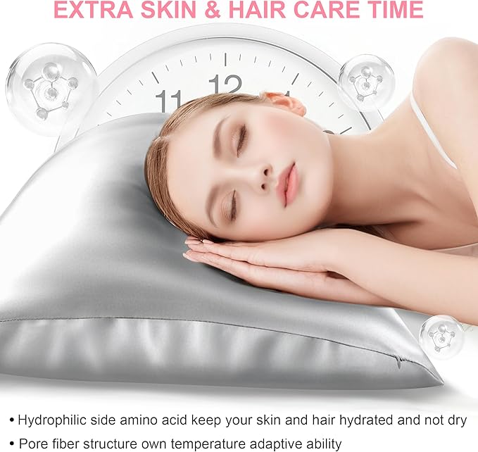 Silk Pillow Cases 2 Pack King Size - Image 3