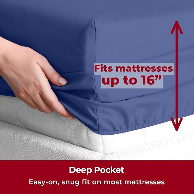 Mellanni Split King Sheets Set - Image 5