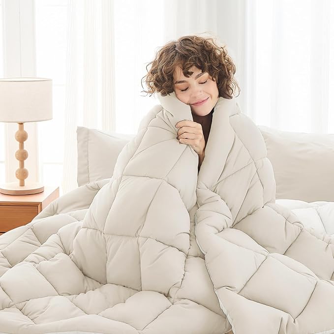 MUXHOMO 5 Pieces Twin XL Comforter Set, Reversible Bed in a Bag Twin XL Size - Image 2