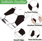 Qyeahkj 100 Pcs Soccer Party Plates and Napkins Set, Sports Birthday Party - Image 4
