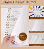 Dotted Notebook, Spiral Notebook Journal 8.5” x 11”, A4 Large Dot Grid Notebooks - Image 4