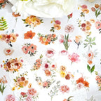 100 Pcs Daisy Camellia Stickers, 50 Patterns - Image 7
