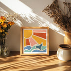 Doodlream Bohemian Sun and Ocean DIY Punch Needle Embroidery Kit - Image 6