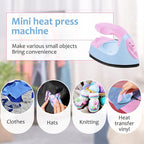 Honoson Mini Craft Iron Mini Heat Press Small Iron 3.93 x 2.36 x 2.76 in - Image 5