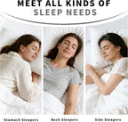 Cooling Pillow for Sleeping Queen Size Set of 2, Shredded Memory Foam Pillows - Image 5