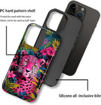 ZHEGAILIAN Case for iPhone 16 Pro Max, Panther Leopard Flower Durable - Image 2