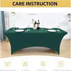 10-Pack 6ft Spandex Table Covers - Image 6